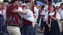 Strážnice o víkendu žila třiasedmdesátým folklorním festivalem.