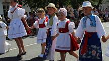 Mezinárodní folklorní festival Strážnice 2017, průvod městem.