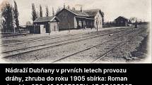 Proměny vlakového nádraží Dubňany.
