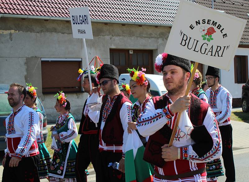 Mezinárodní folklorní festival Strážnice 2017, průvod městem.