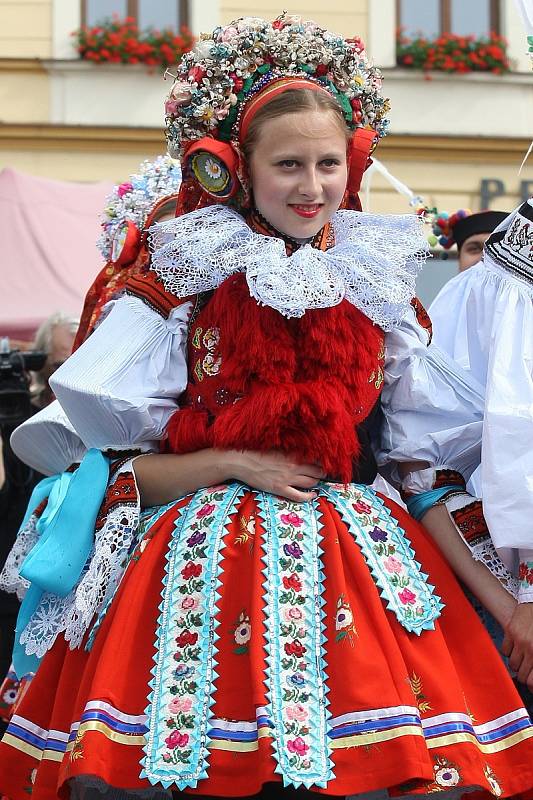 Sedmdesátý ročník mezinárodní folklorního festivalu ve Strážnici.