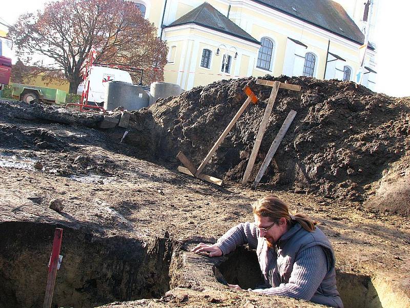 Archeologové Masarykova muzea v Hodoníně se sice topí v Čejkovicích v blátě, přesto našli další střípky do středověké mozaiky.