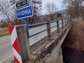 Most přes Kyjovku v kyjovské místní části Bohuslavice, krajští silničáři chystají jeho opravu.