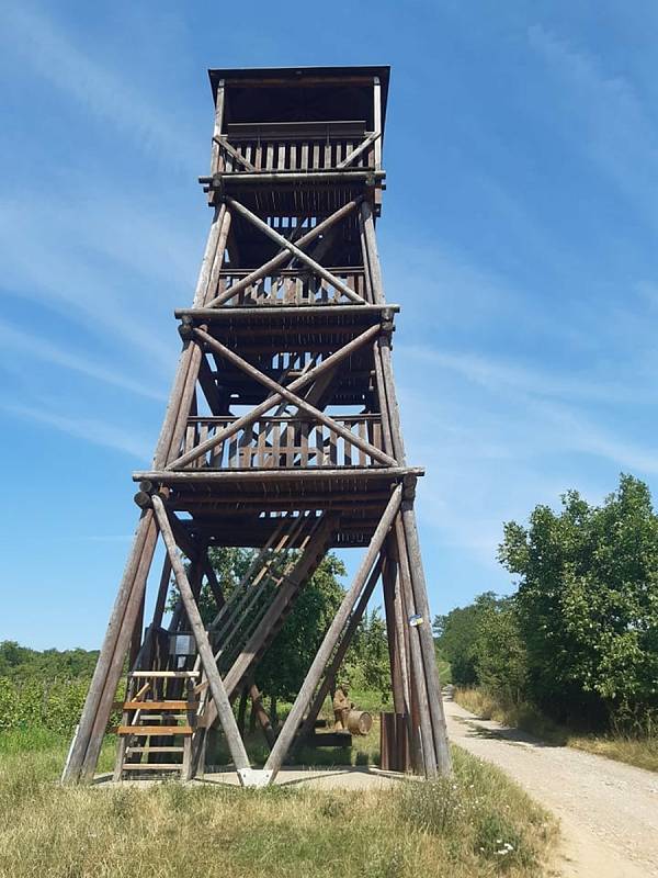 Cíl cyklovýletu byly rozhledny Hraběcí a Travičná.