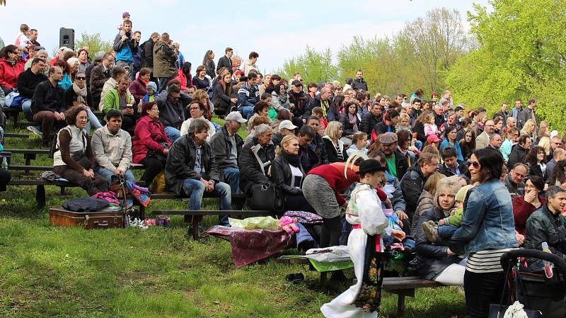 Tradičním stavěním máje a folklorním programem odstartovala nová návštěvnická sezona ve strážnickém skanzenu.