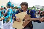 Víkend patřil ve Strážnici milovníkům folkloru. Na devětašedesátý ročník Mezinárodního folklorního festivalu Strážnice dorazili účinkující ze všech koutů České republiky i světa.