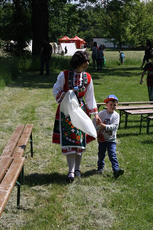 Jaro v Rasticově městě Morava. Bulharský kulturní den.