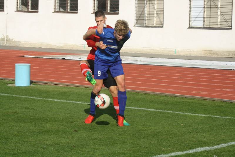 Hodonínští fotbalisté zvítězili nad Otrokovicemi.