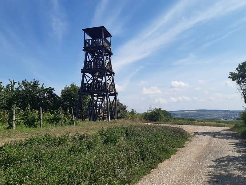 Cíl cyklovýletu byly rozhledny Hraběcí a Travičná.