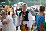 Kyjovští slavili jubilejní Slovácký rok. Stovku vítali hudbou, vínem a koňskou jízdou sedmičlenného skoronského banderia.