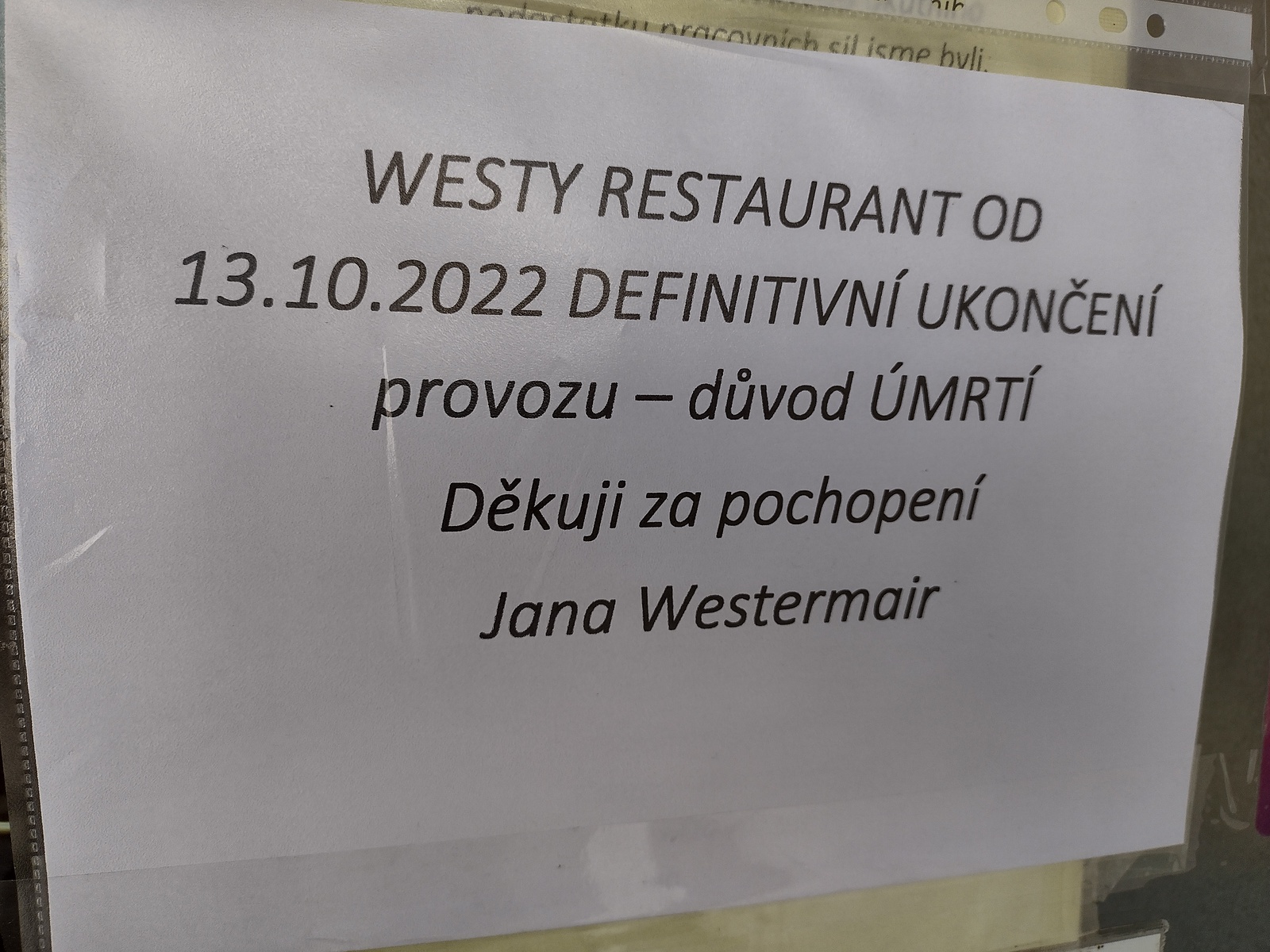 Westy v Hodoníně zahalil smutek: zemřel hvězdný rakouský kuchař Westermair  - Hodonínský deník
