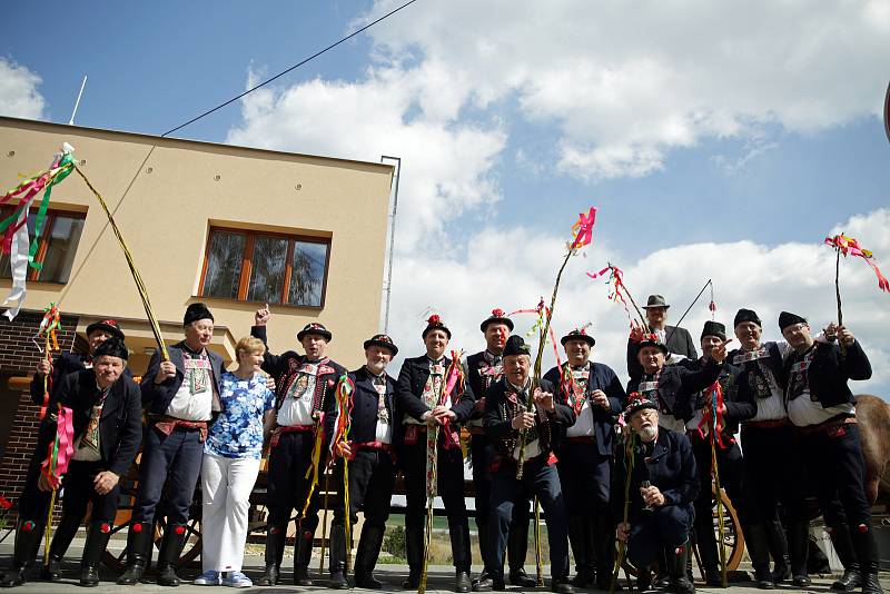 Kyjovští mužáci se po roční pauze projeli Kyjovem.