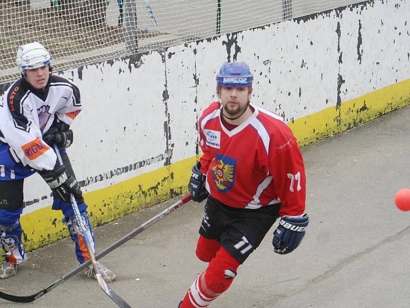 MNHbL: Rigum Hodonín (v bílém) vs Třinec