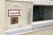 Umístění babyboxu v areálu Nemocnice TGM v Hodoníně nedaleko hlavního vjezdu.