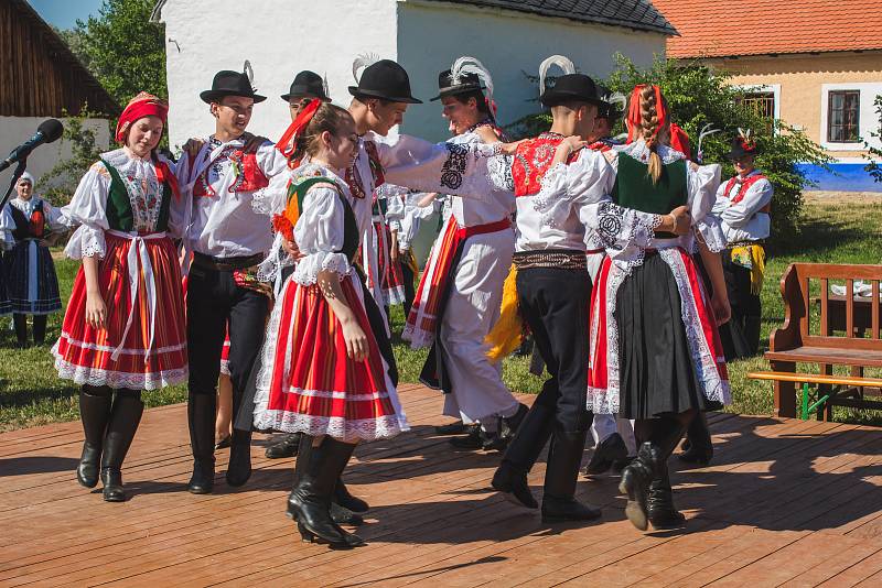 Pořad Já sa budu vydávati, který byl součástí Mezinárodního folklorního festivalu ve Strážnici. Soubory jej sehrály v areálu skanzenu.