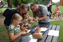 Akční zakončení prázdnin si užily děti ve Slovanském hradišti v Mikulčicích.