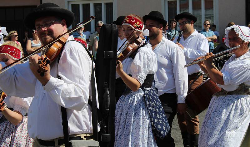 Mezinárodní folklorní festival Strážnice 2017, průvod městem.