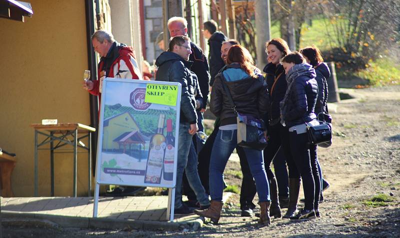 Martinské Šidleny ve sklepní osadě nedaleko Milotic.