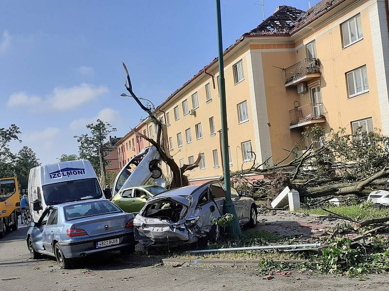 Lidé v hodonínské části Bažantnice se probudili do děsivého rána.