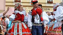 Sedmdesátý ročník mezinárodní folklorního festivalu ve Strážnici.