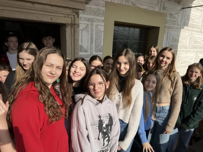 Studenti z Polska navštívili Kyjov.