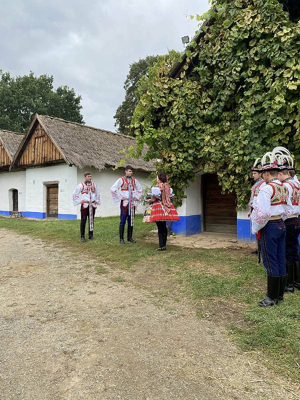 Slovácký soubor Lúčka ve Strážnici.