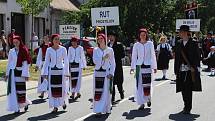 Mezinárodní folklorní festival Strážnice 2017, průvod městem.