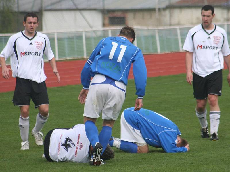 Krajský přebor: Kyjov (v modrém) vs Moravský Krumlov