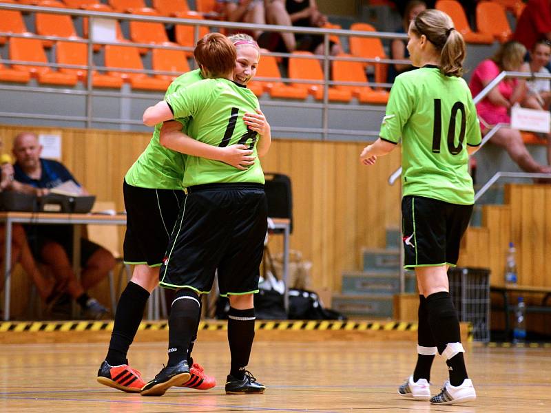 Mistrovství ČR žen ve futsalu 2016 v Hodoníně, 19. června 2016.