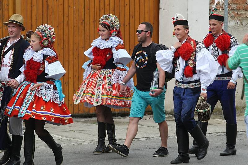 Sedmdesátý ročník mezinárodní folklorního festivalu ve Strážnici.