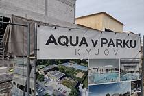 Stavební práce na aquaparku a v jeho okolí si vynutily uzavírku části ulice Mezivodí od prvního březnového pondělí.