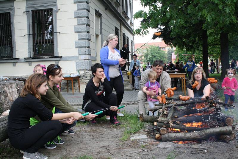 Muzejní noc v hodonínském Muzeu naftového dobývání a geologie.