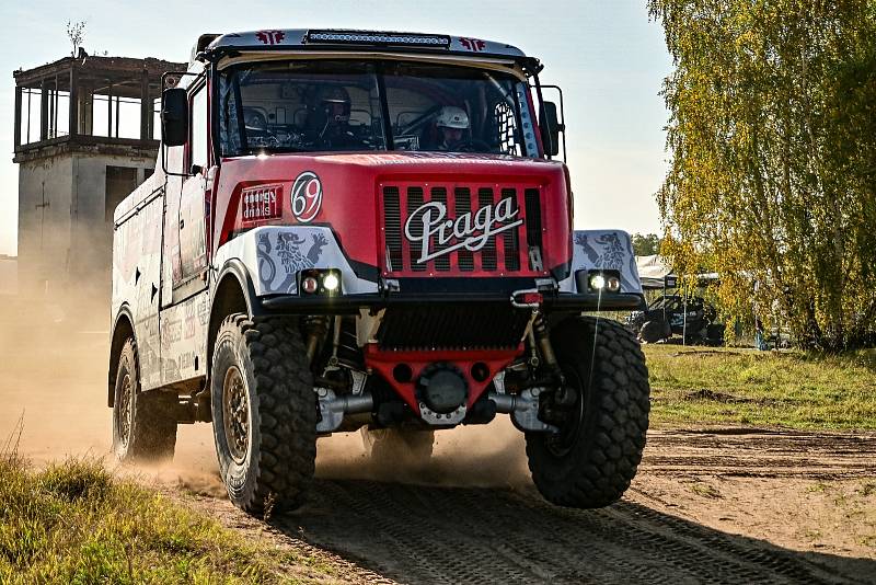 Aleš Loprais na hodonínském Pánově testoval Pragu Lady pro další ročník Rallye Dakar.