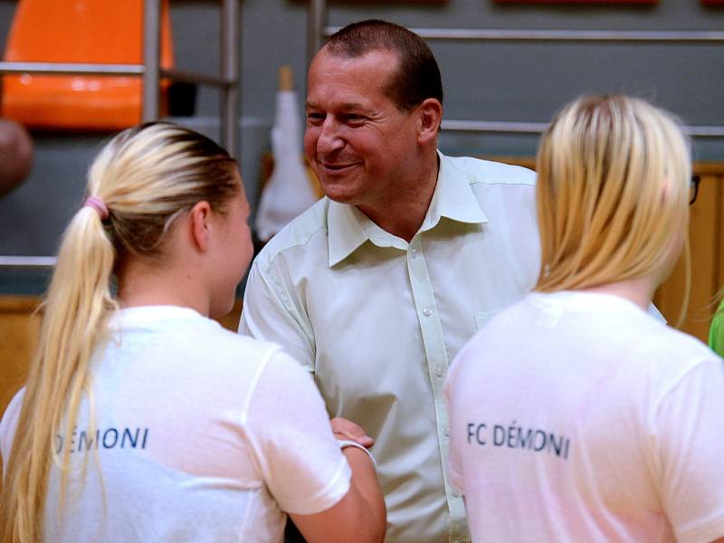 Mistrovství ČR žen ve futsalu 2016 v Hodoníně, 19. června 2016.