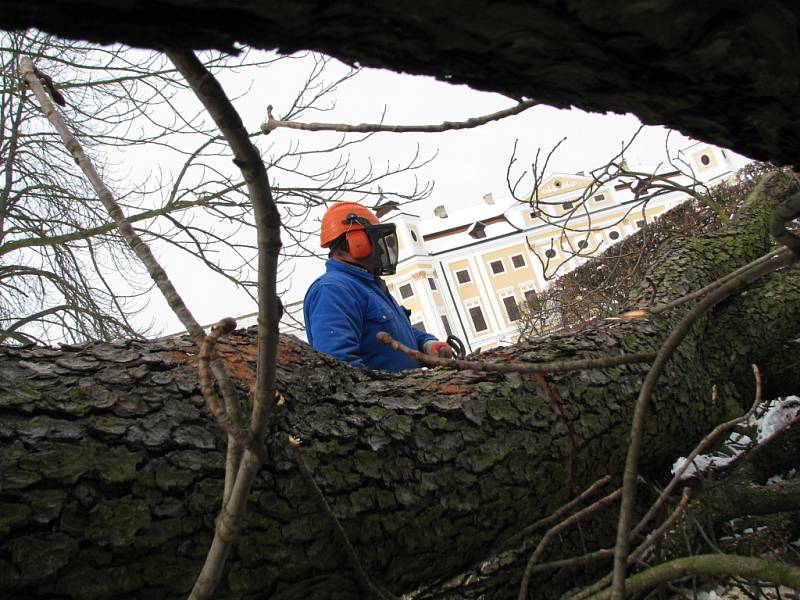 Milotická zahrada měnila svůj vzhled. 