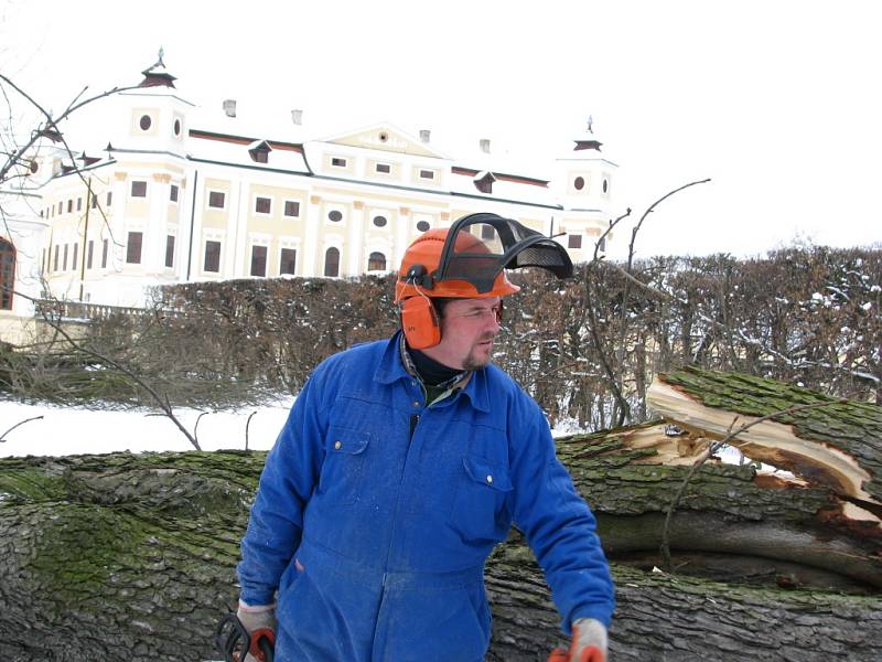 Milotická zahrada měnila svůj vzhled. 