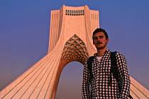 Hodonínský cestovatel Matěj Balga v Teheránu.