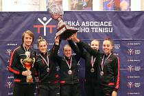 Stolní tenistky Hodonína po velkém obratu ovládly finále 33. ročníku Českého poháru, domácí Ostrov Havlíčkův Brod porazily 5:4.