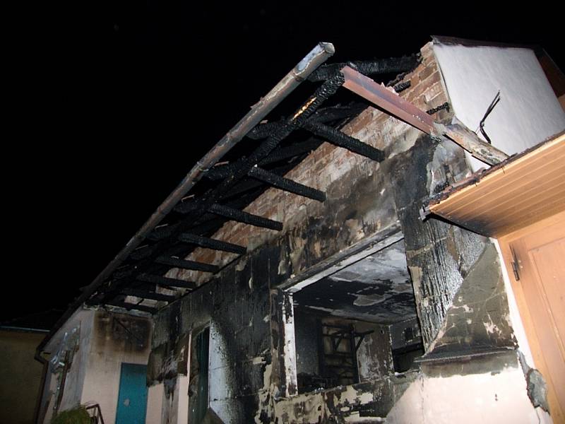 Ve Vracově došlo k požáru rodinného domu.