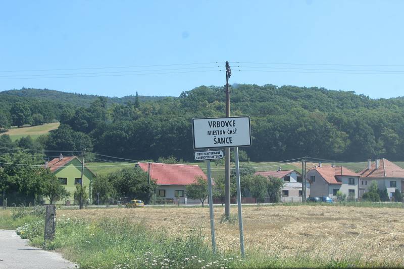Místní část Vrbovců Šance, ještě v roce 1997 osada U Sabotů.