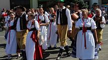 Mezinárodní folklorní festival Strážnice 2017, průvod městem.