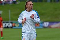 Mutěnická rodačka Kateřina Šperová (dres číslo 18) se v první polovině května zúčastnila mistrovství Evropy fotbalistek do sedmnácti let.