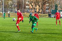 Fotbalové kluby Blanska (v červeném) a Ráječka (v zeleném) navázaly vzájemnou spolupráci.