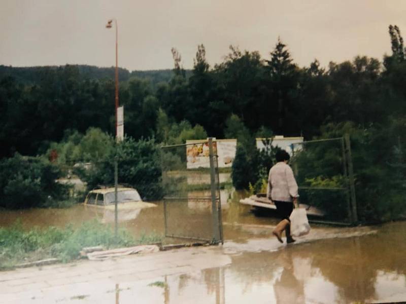 Povodně v červenci 1997 v Blansku.