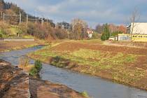 Povodí Moravy dokončuje úpravy koryta řeky Svitavy v centru města, říčky Křetínky a okolí jejich soutoku, které mají město ochránit před stoletou vodou.