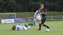 Fotbalisté Rájce-Jestřebí prazili v krajském poháru Slatinu 3:2.