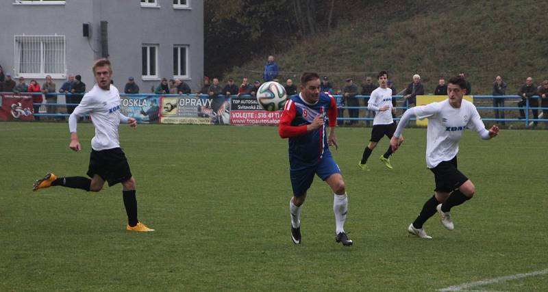 Fotbalisté Blanska se rozloučili s domácími diváky výhrou nad Žďárem nad Sázavou 3:0.