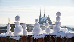Bílé Vánoce by mohli lidé prožít jen na některých místech Česka, ukazují data