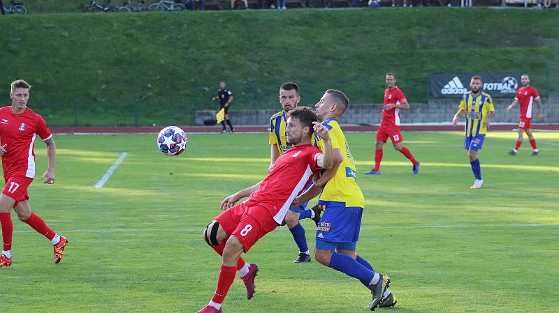 Sport fotbal FNL FK Varnsdorf vs. FK Blansko