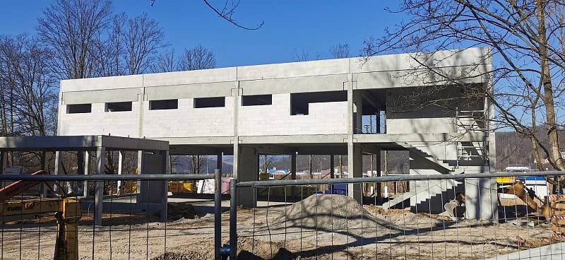 Stavba výjezdové základny záchranářů v Boskovicích. Vedení Jihomoravského kraje teď zvažuje, že novou vybuduje také v Kunštátu.